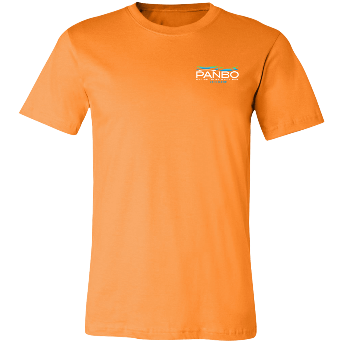 Bella and Canvas crew neck Panbo logo t-shirt