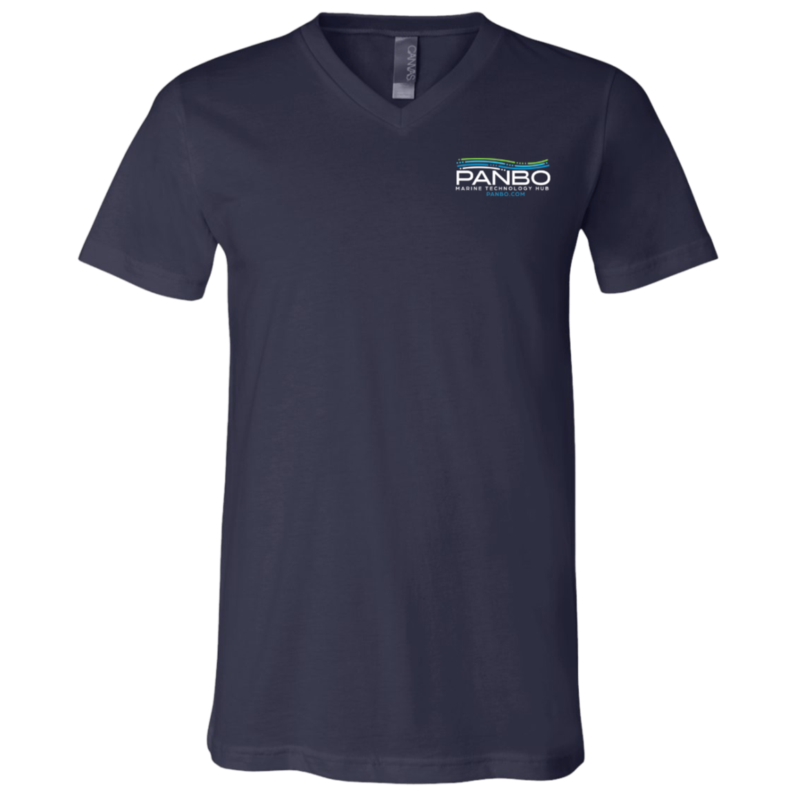 Bella and Canvas Unisex Panbo Logo V-Neck T-Shirt