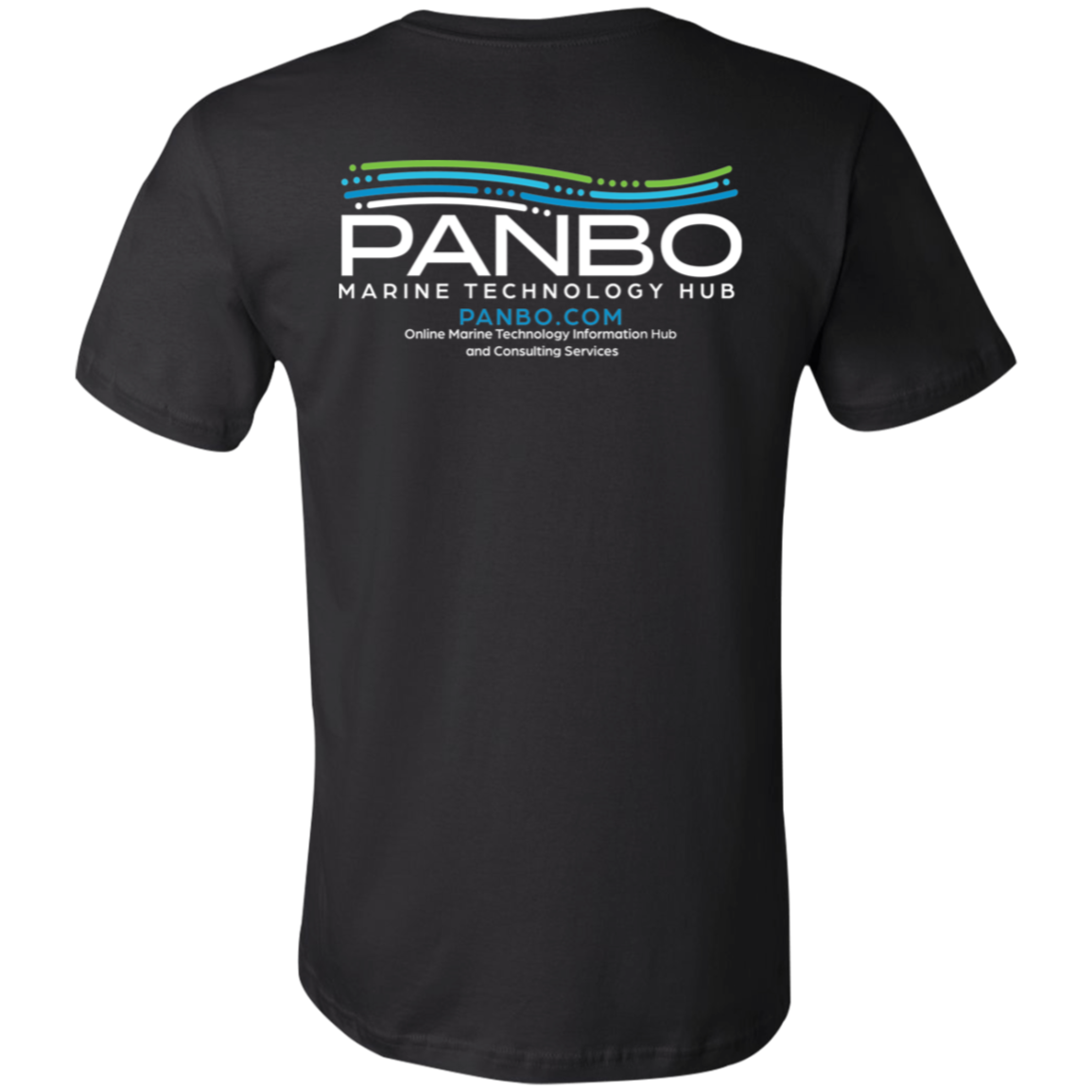 Bella and Canvas crew neck Panbo logo t-shirt