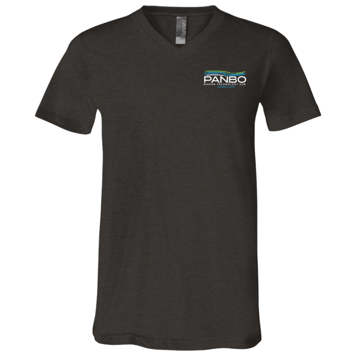Bella and Canvas Unisex Panbo Logo V-Neck T-Shirt