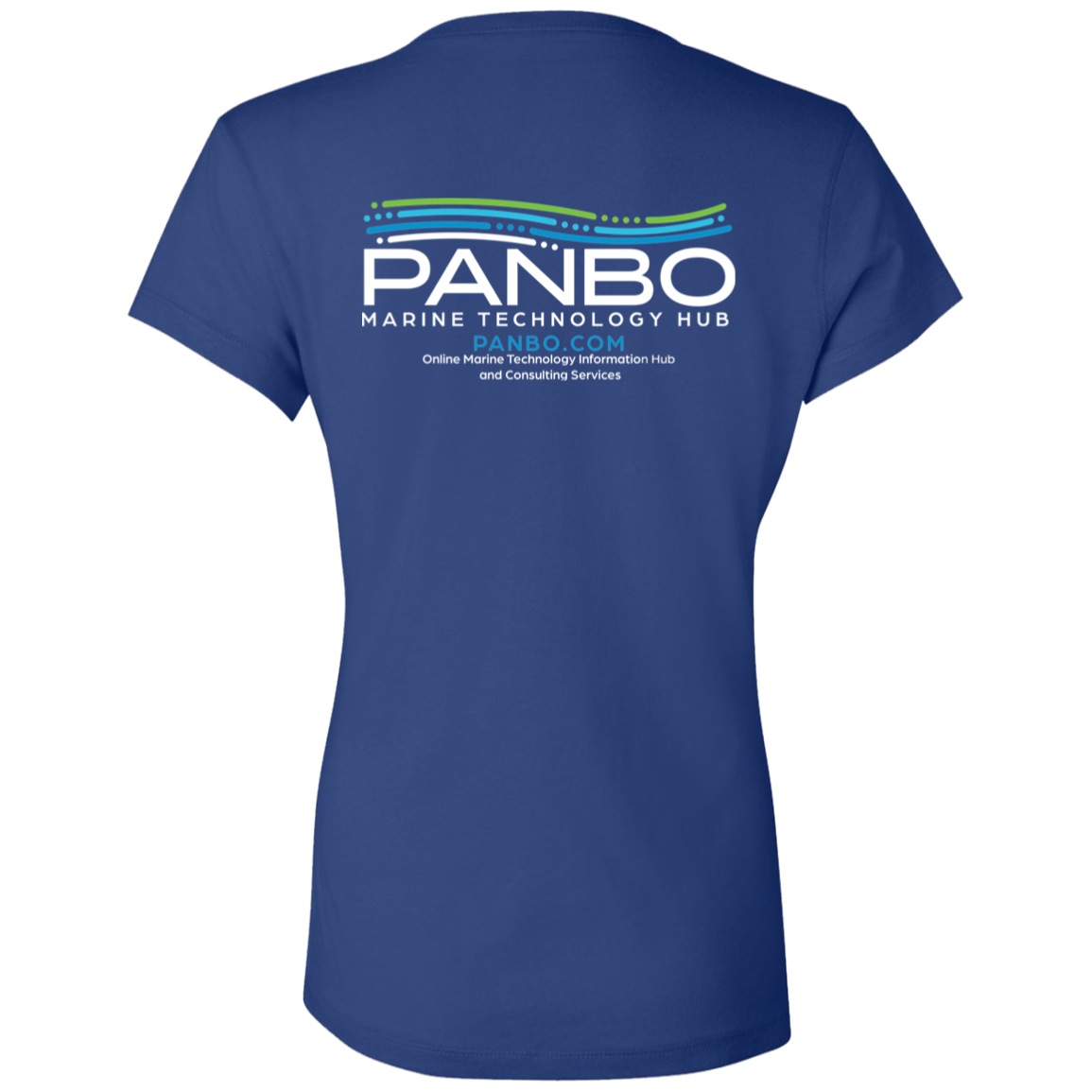 Panbo - Bella and Canvas Women's V-Neck Logo T-Shirt