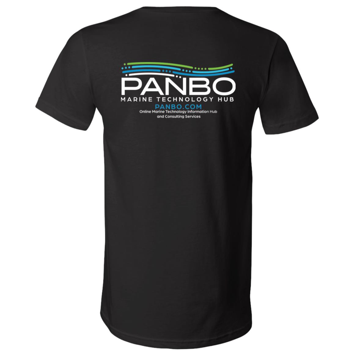 Bella and Canvas Unisex Panbo Logo V-Neck T-Shirt
