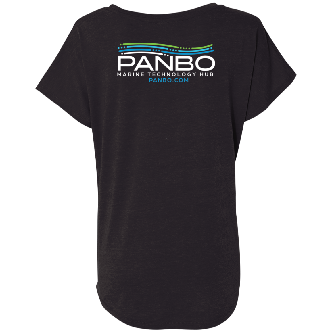 Panbo Logo - Next Level Ladies' Triblend Dolman Sleeve
