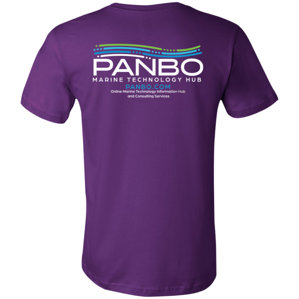 Bella and Canvas crew neck Panbo logo t-shirt