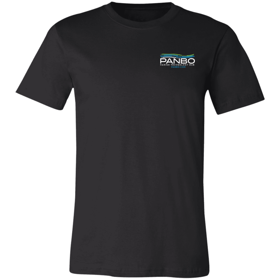 Bella and Canvas crew neck Panbo logo t-shirt
