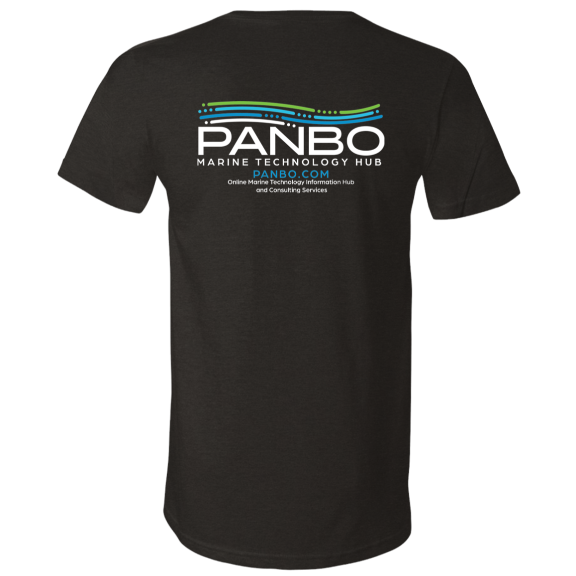 Bella and Canvas Unisex Panbo Logo V-Neck T-Shirt