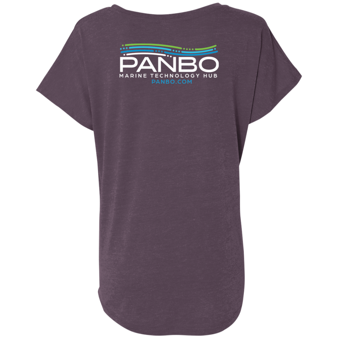 Panbo Logo - Next Level Ladies' Triblend Dolman Sleeve