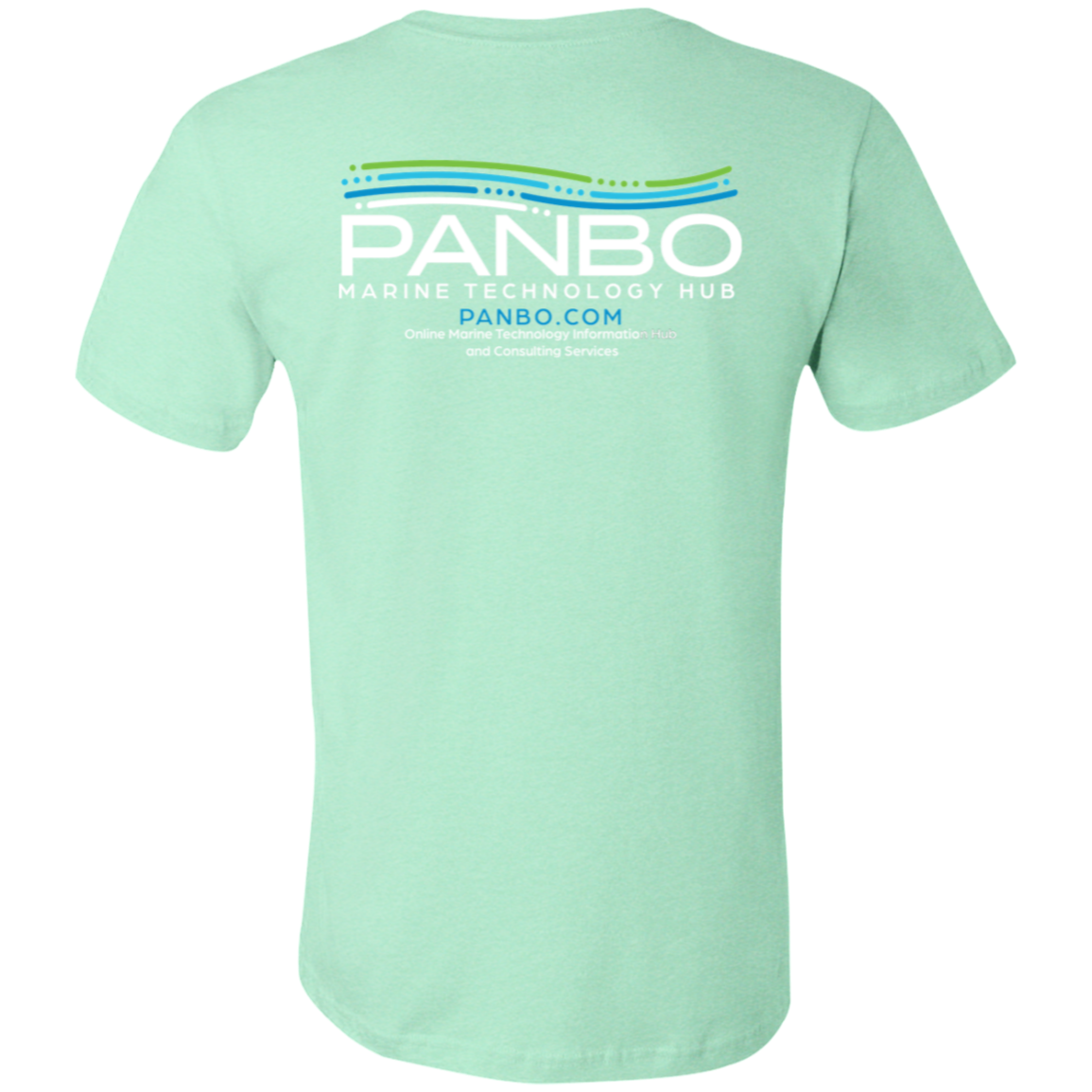 Bella and Canvas crew neck Panbo logo t-shirt
