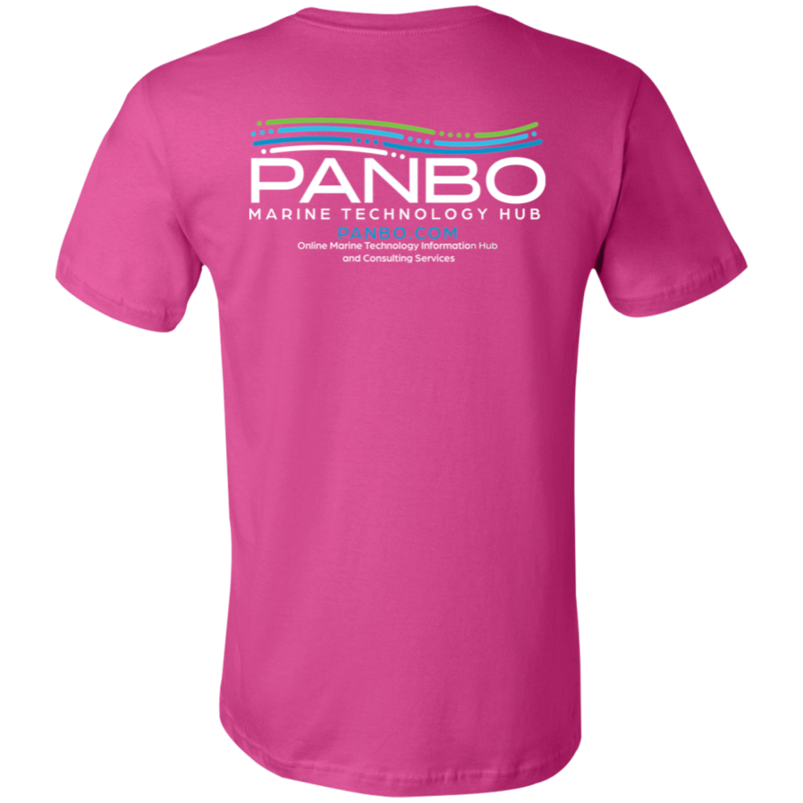 Bella and Canvas crew neck Panbo logo t-shirt