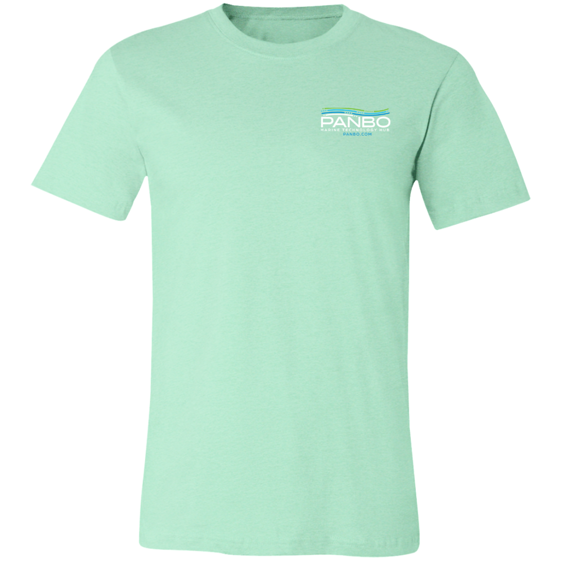 Bella and Canvas crew neck Panbo logo t-shirt