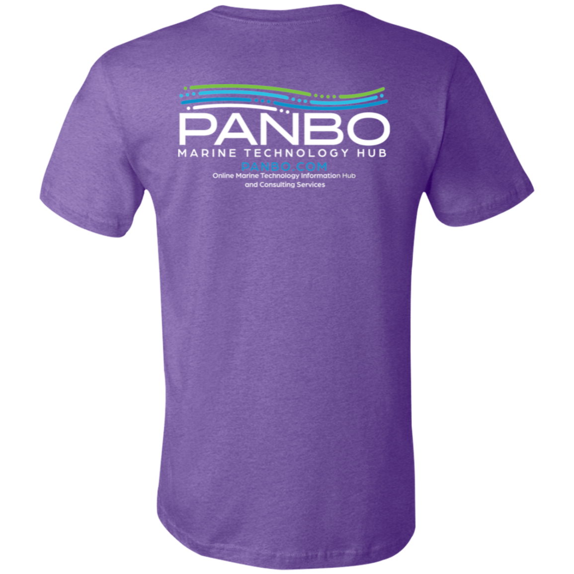 Bella and Canvas crew neck Panbo logo t-shirt