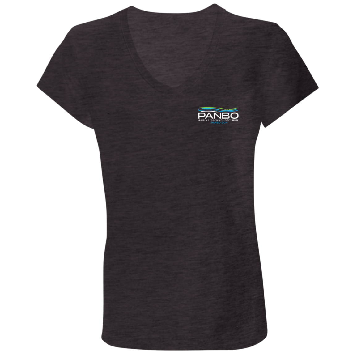 Panbo - Bella and Canvas Women's V-Neck Logo T-Shirt