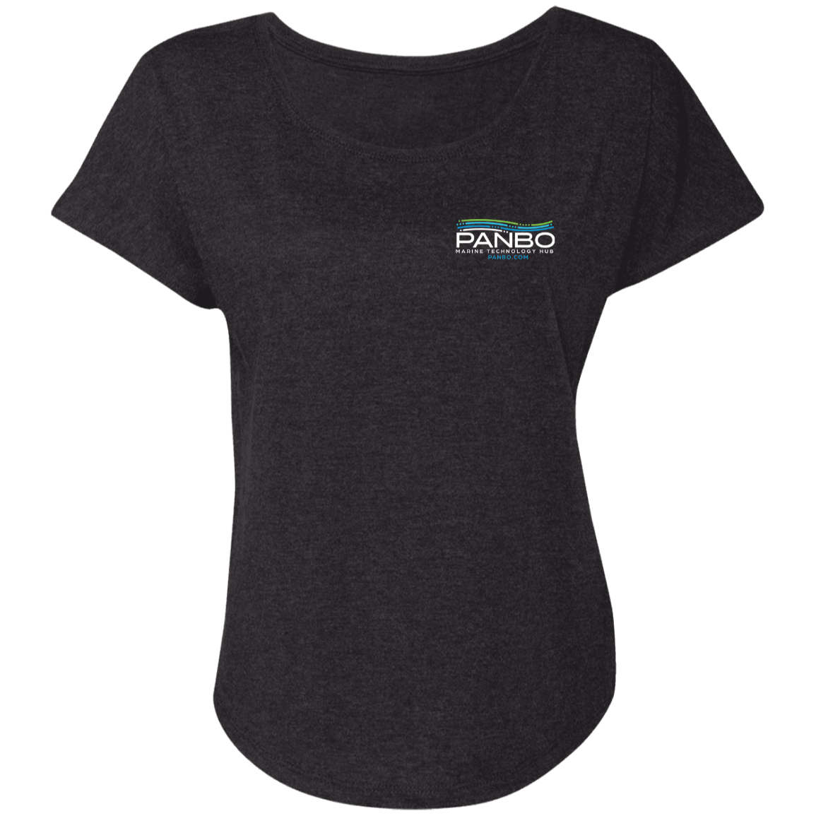 Panbo Logo - Next Level Ladies' Triblend Dolman Sleeve