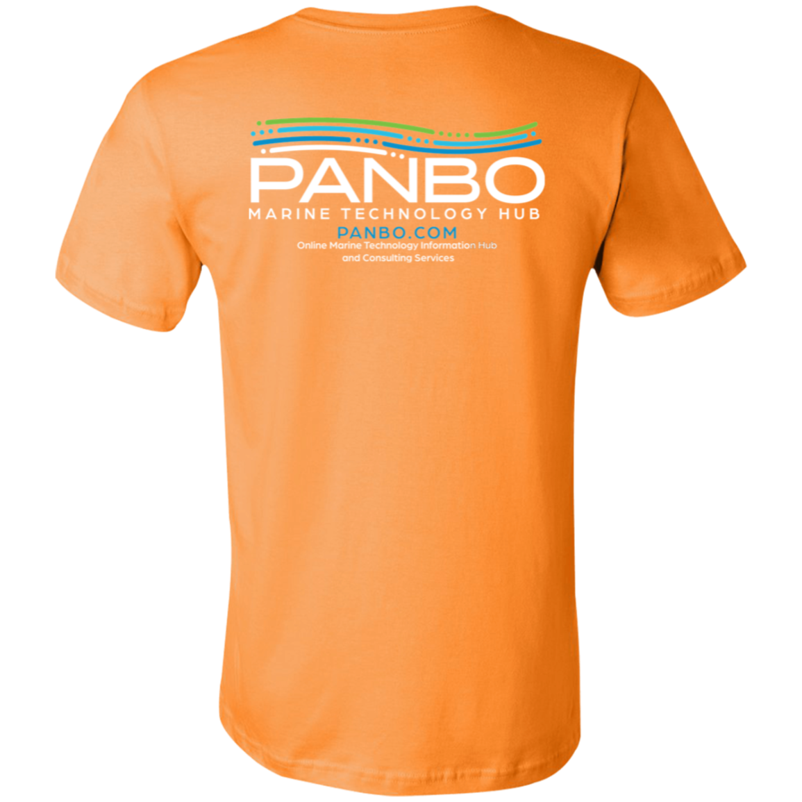 Bella and Canvas crew neck Panbo logo t-shirt