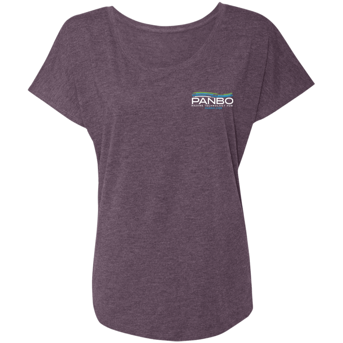 Panbo Logo - Next Level Ladies' Triblend Dolman Sleeve