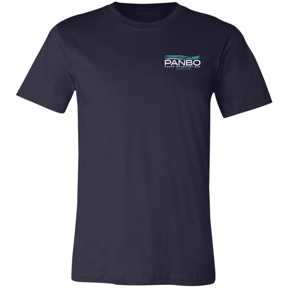 Bella and Canvas crew neck Panbo logo t-shirt