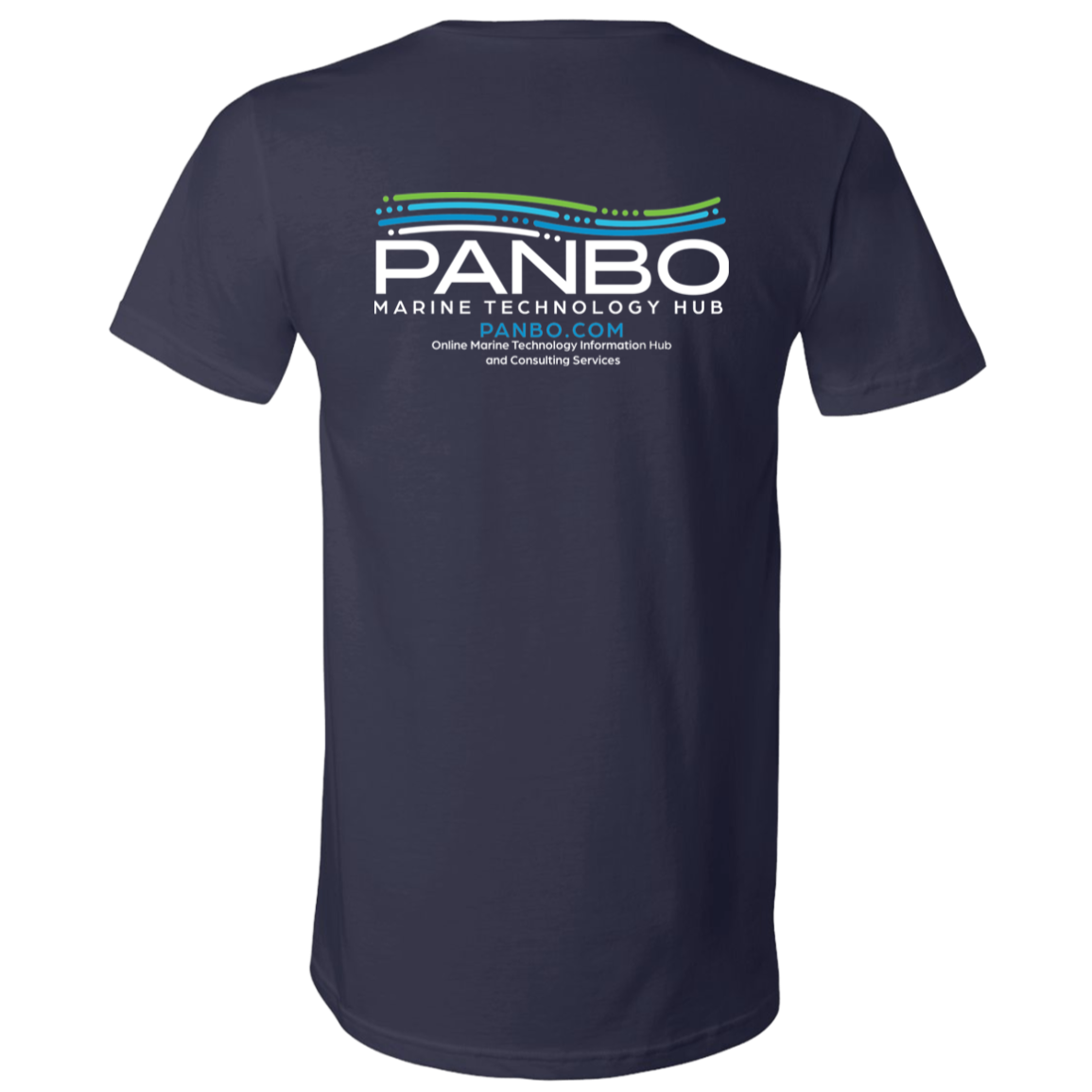 Bella and Canvas Unisex Panbo Logo V-Neck T-Shirt