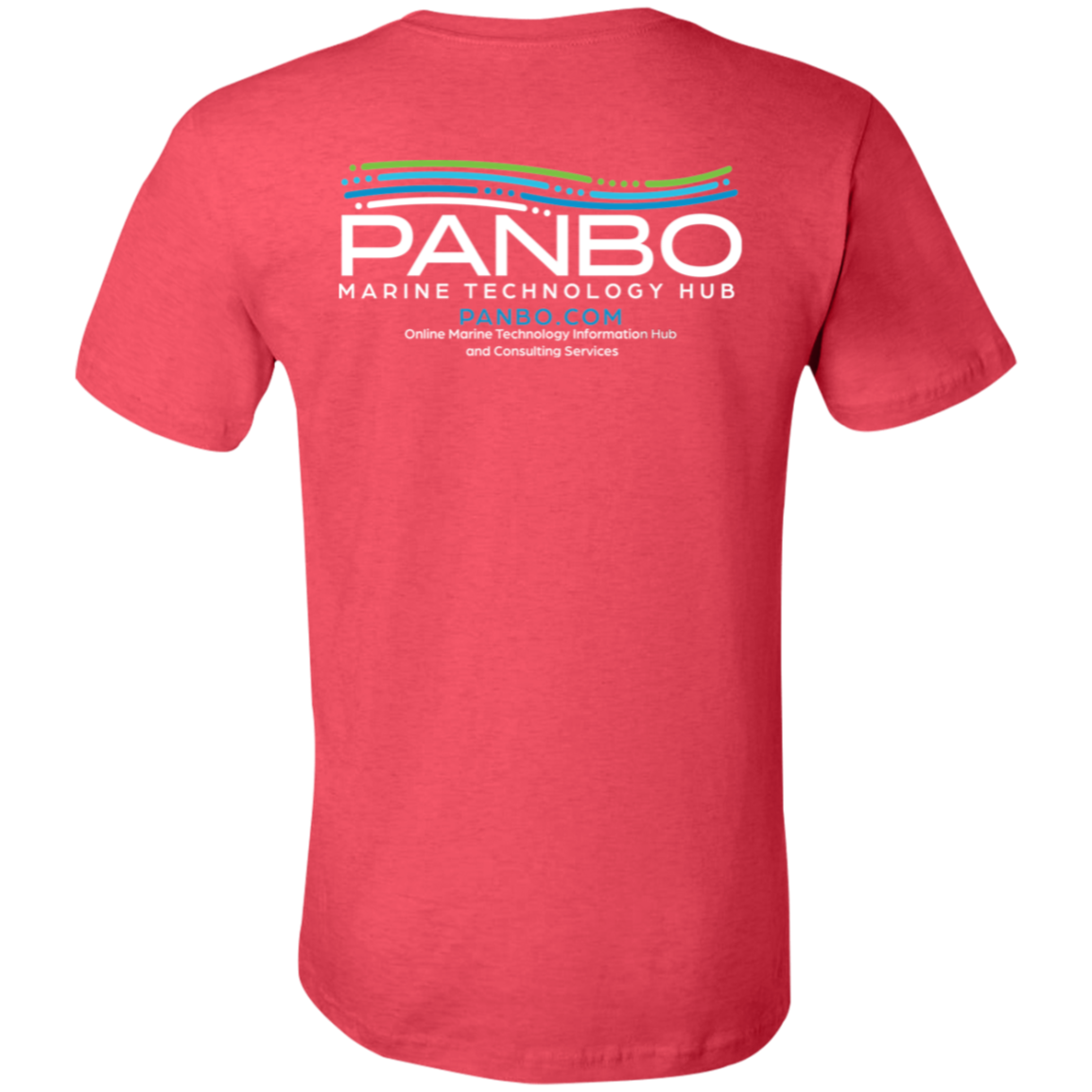Bella and Canvas crew neck Panbo logo t-shirt